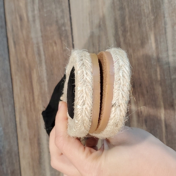 NWT Forever 21 Womens flats canvas sandals shoes sz 9 - Picture 5 of 8